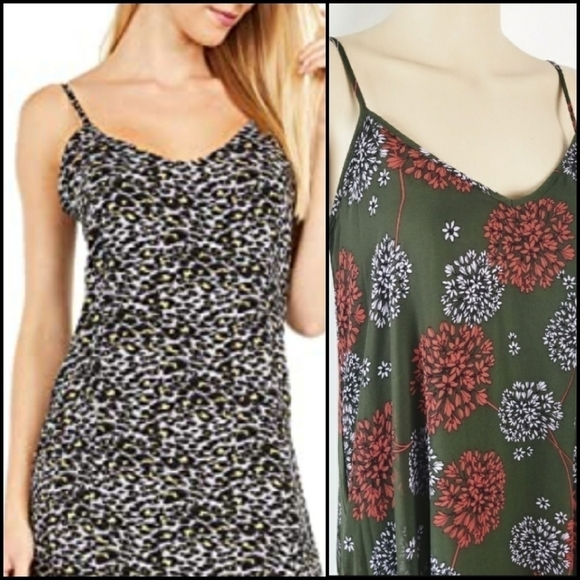 NEW! A.N.A. Floral Slip Midi Maxi Shift Style Sundress Small. - Picture 1 of 9